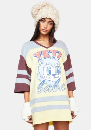 Abominally Cute Oversized Jersey