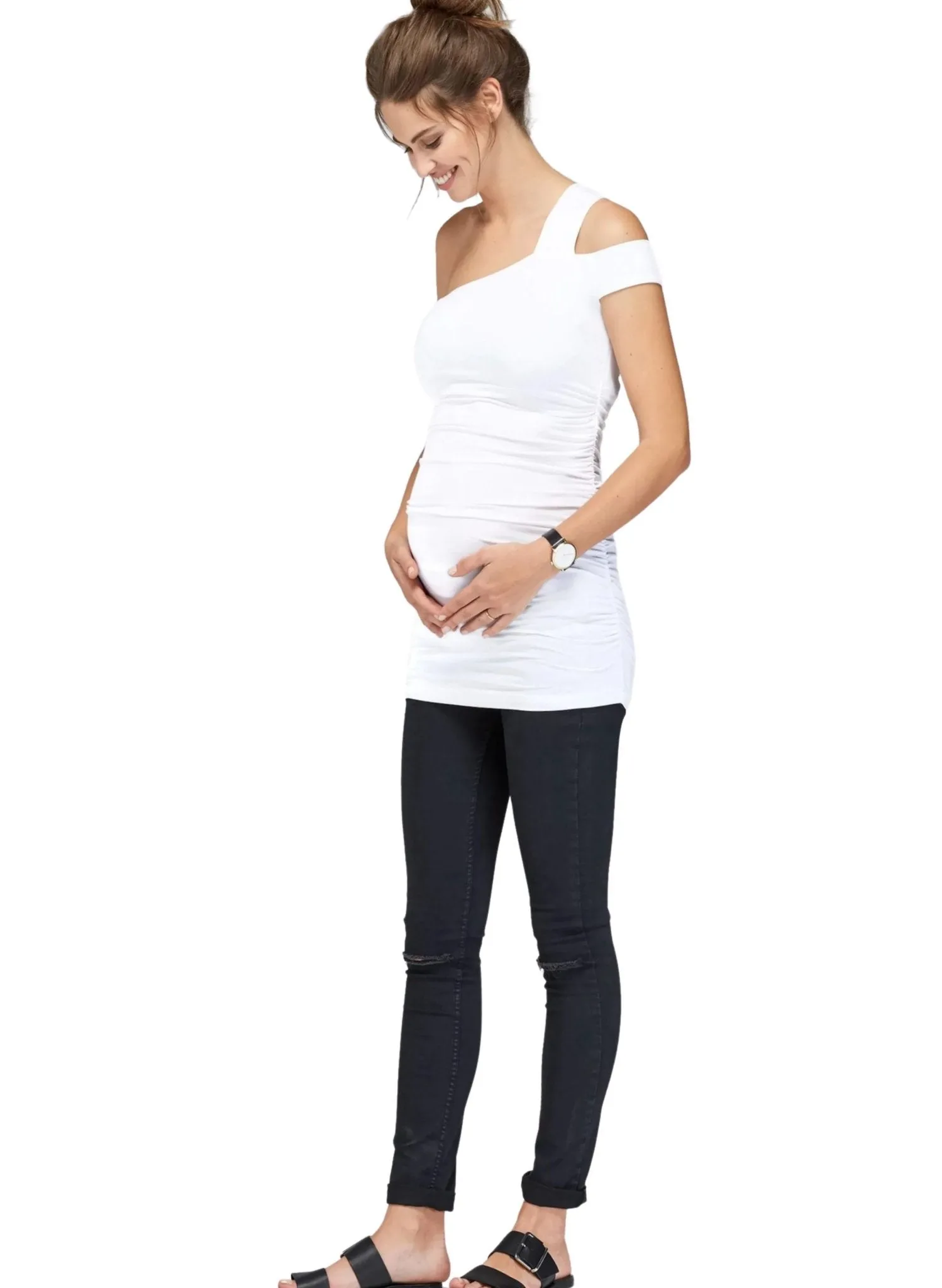 Avana Maternity Top - White