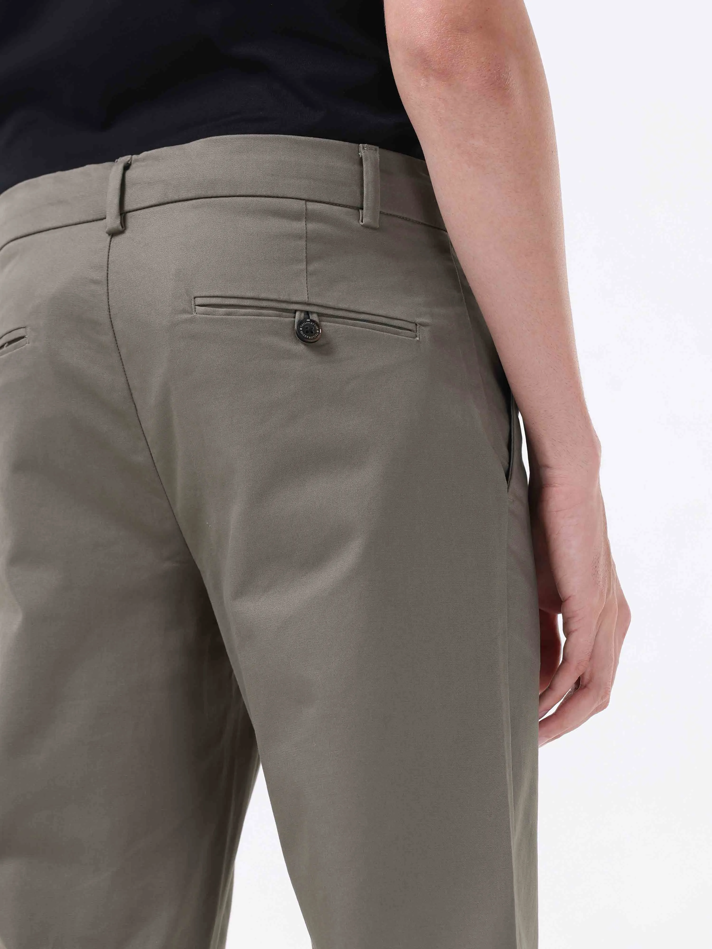 Broken Signature Olive Chino