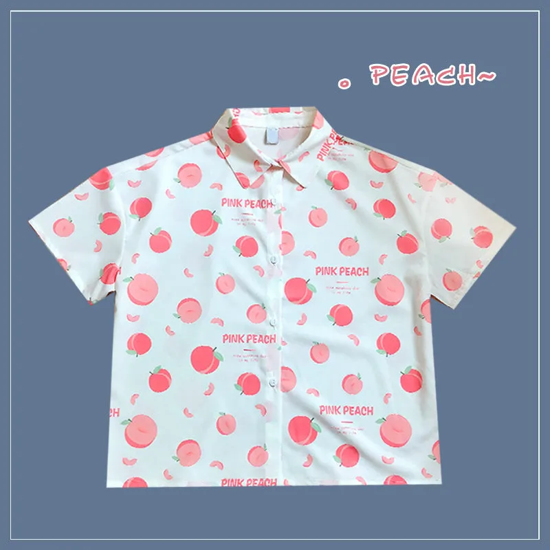 Chic peach shirt KF81492