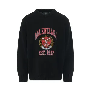 College Knitwear in Black