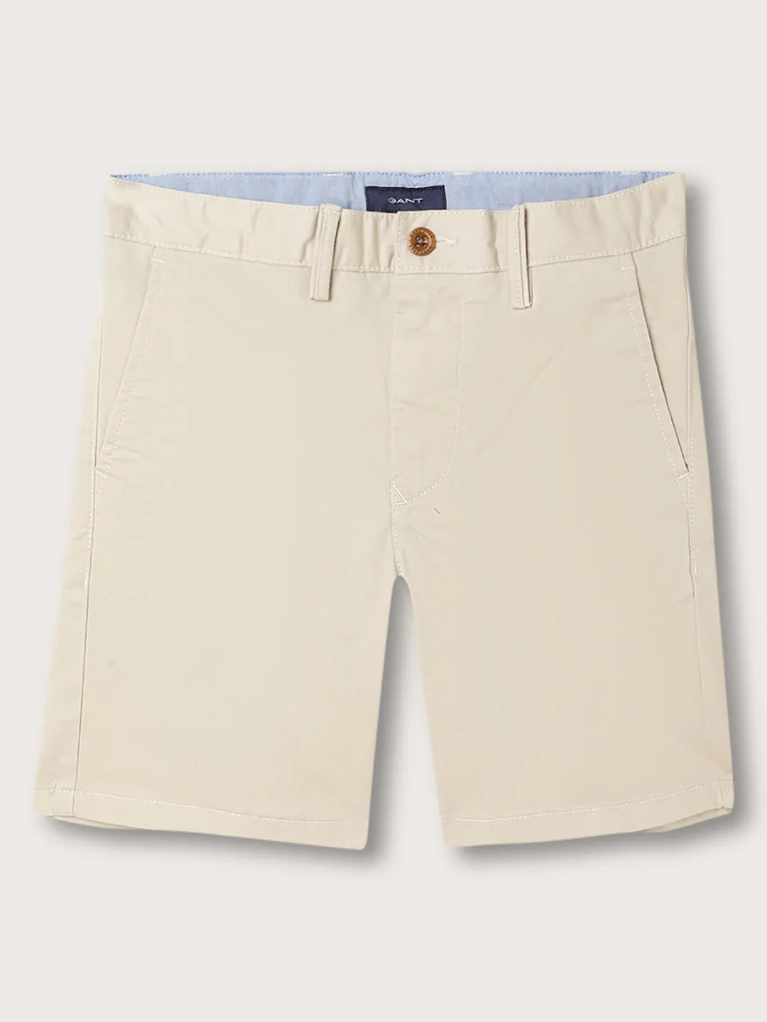 Gant Boys Beige Regular Fit Chinos Shorts