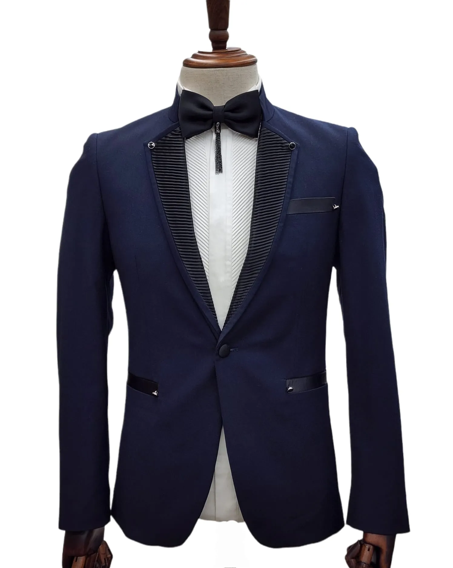 Giovanni Testi 1 Button slim fit Ceremonial Tuxedo GT-HAKIM NAVY