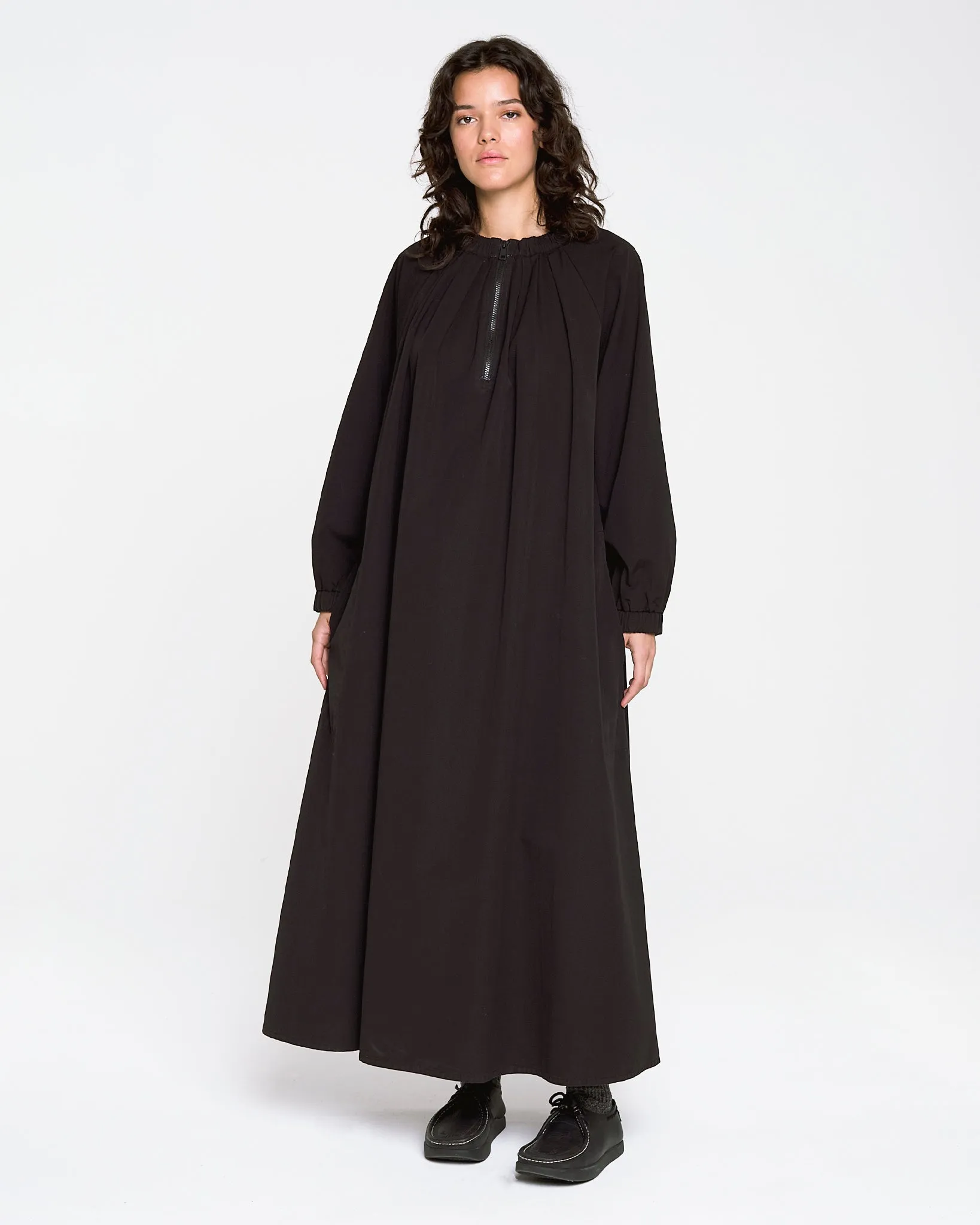 G.o.D Grassland Dress Light Cotton Drill Black