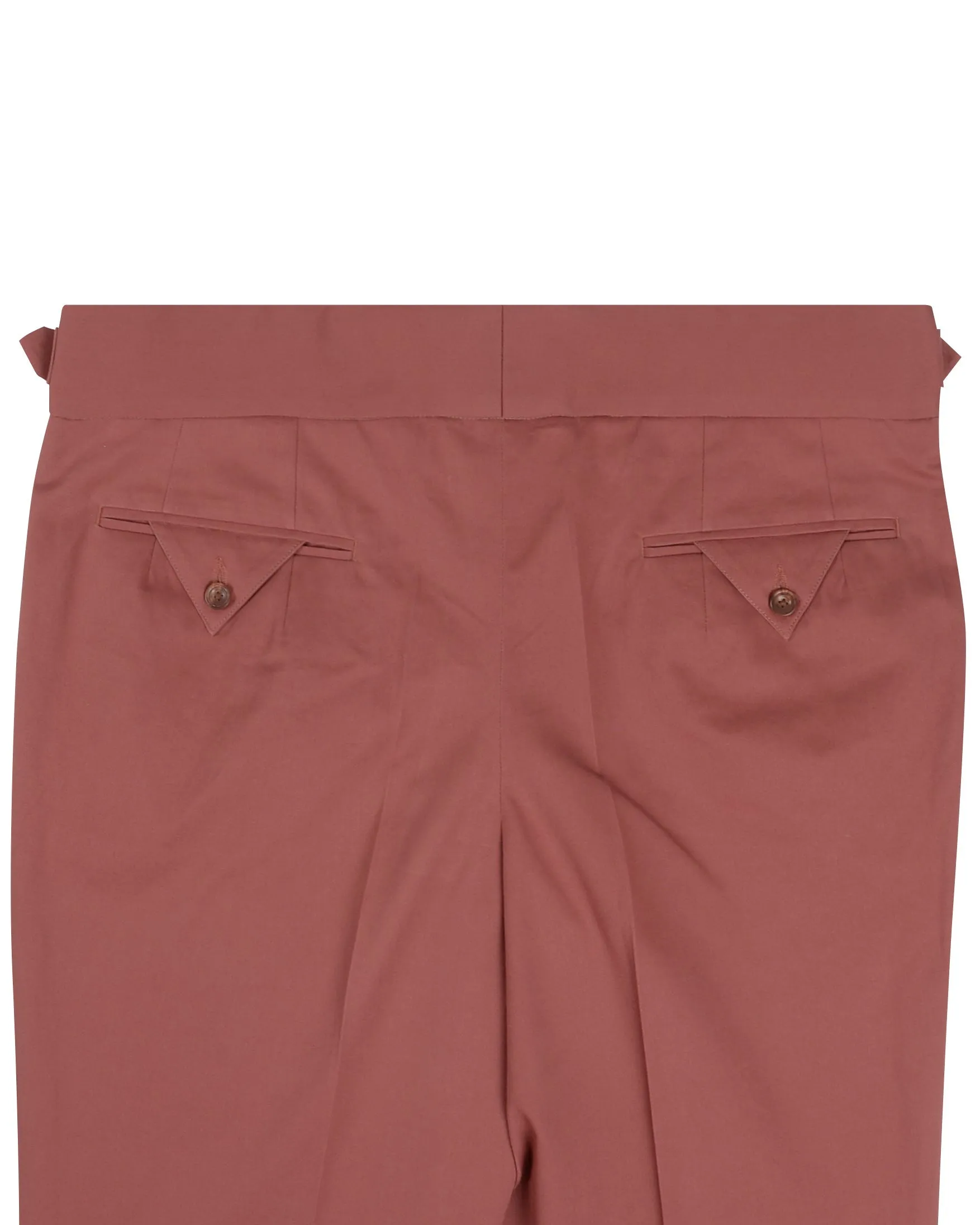 Gurkha Pant in Dugdale Cotton Brick Red Twill