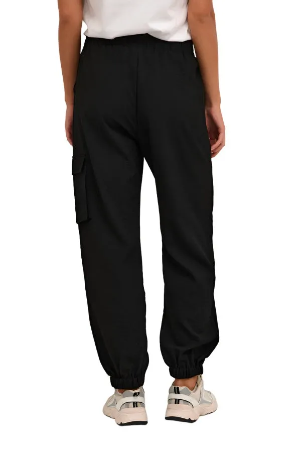 Kaffe Womens Moria Jog Pants Black Deep