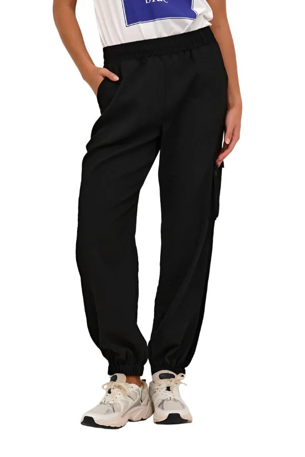 Kaffe Womens Moria Jog Pants Black Deep