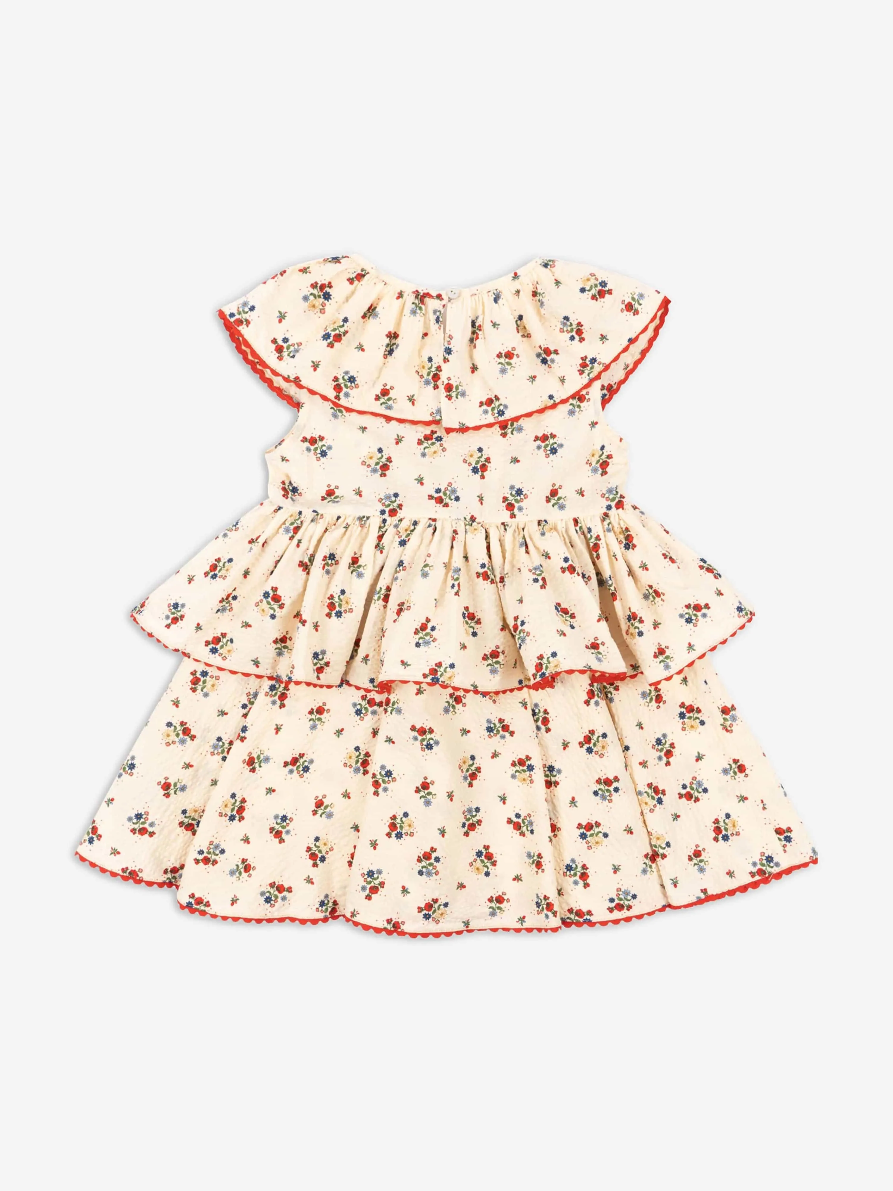 Konges Sløjd Girls Bella Frill Dress in Multicolour