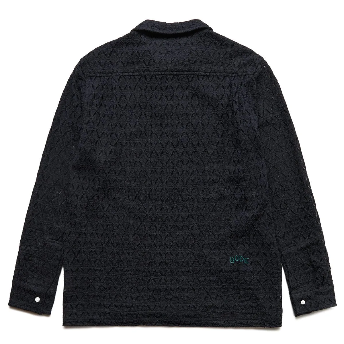 LATTICE LACE LS SHIRT