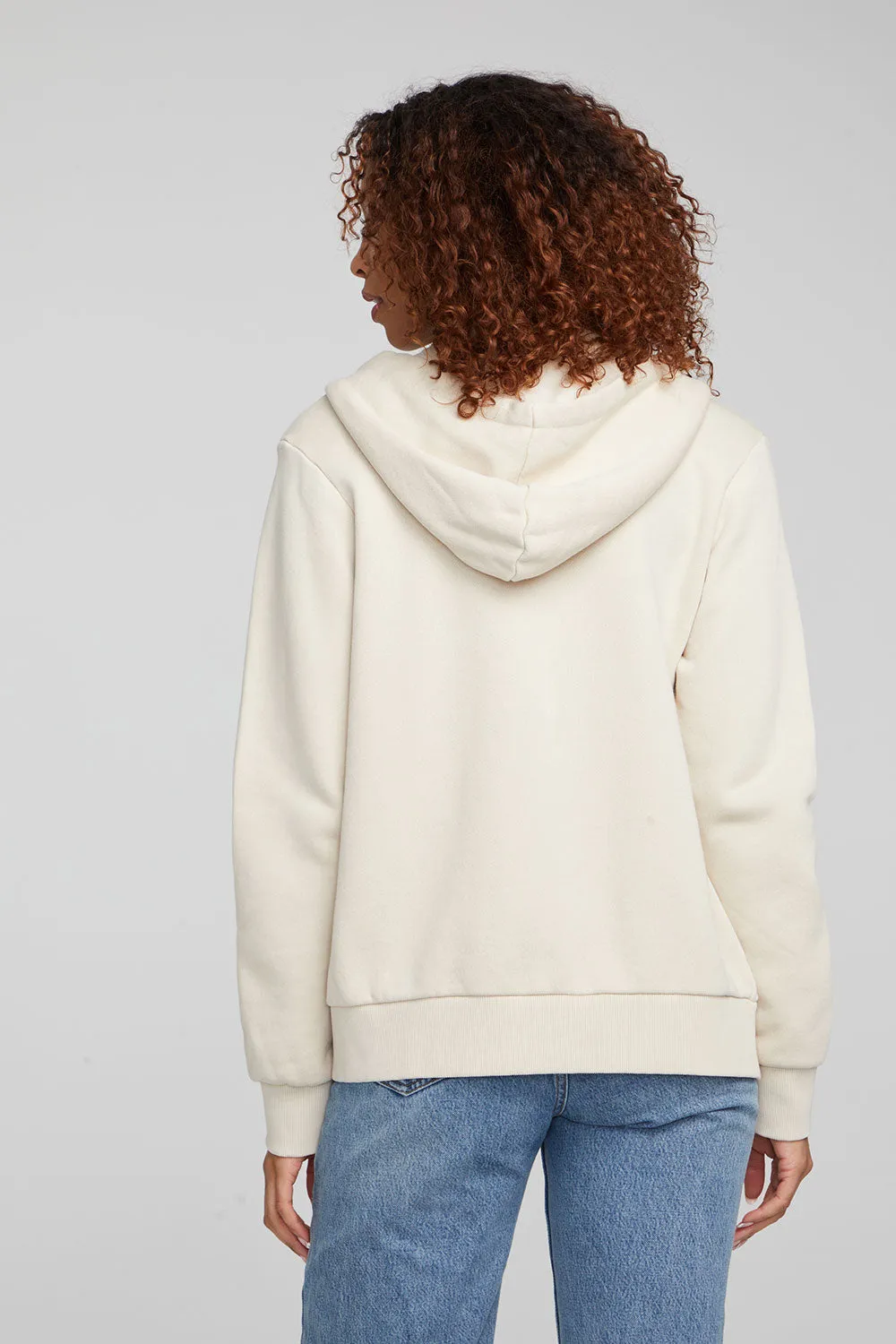 Lex Oatmeal Zip Up Hoodie