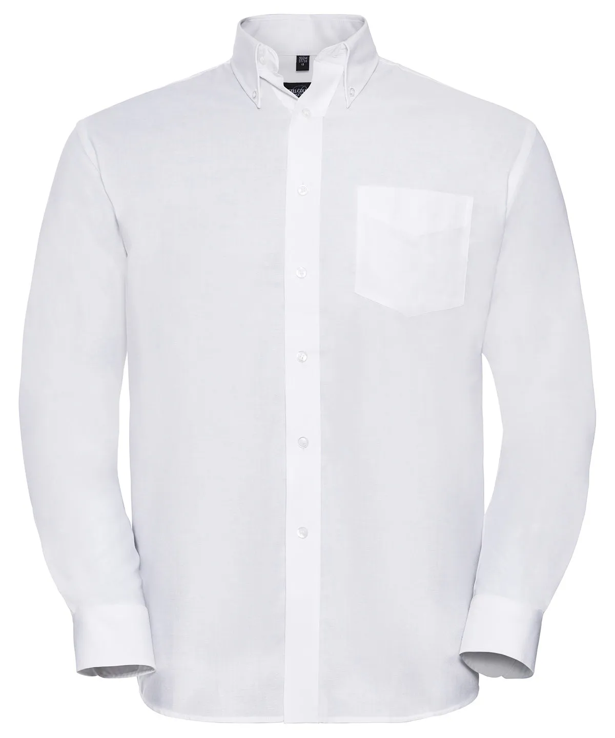 Long sleeve easycare Oxford shirt | White