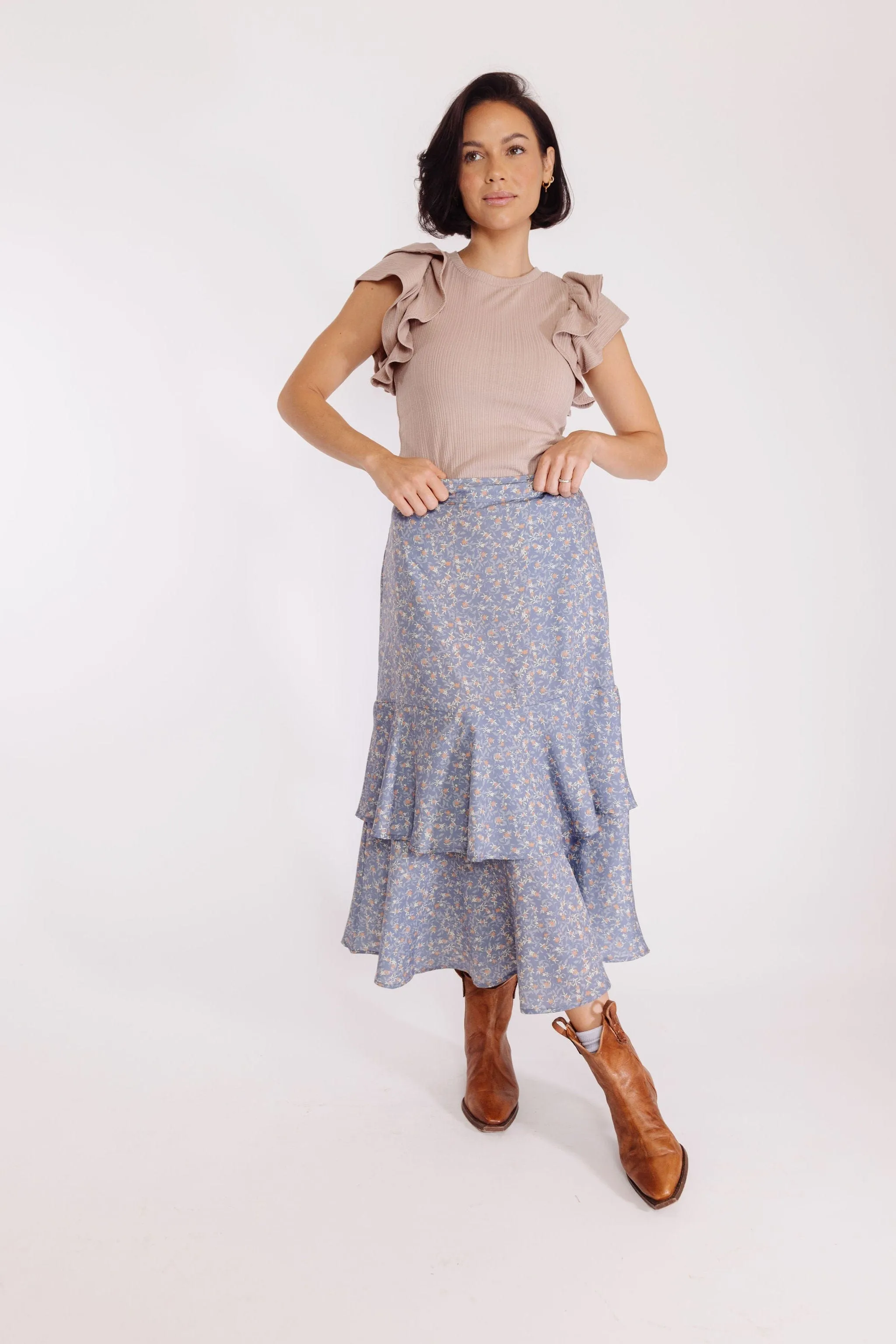 Maude Skirt in M. Blue