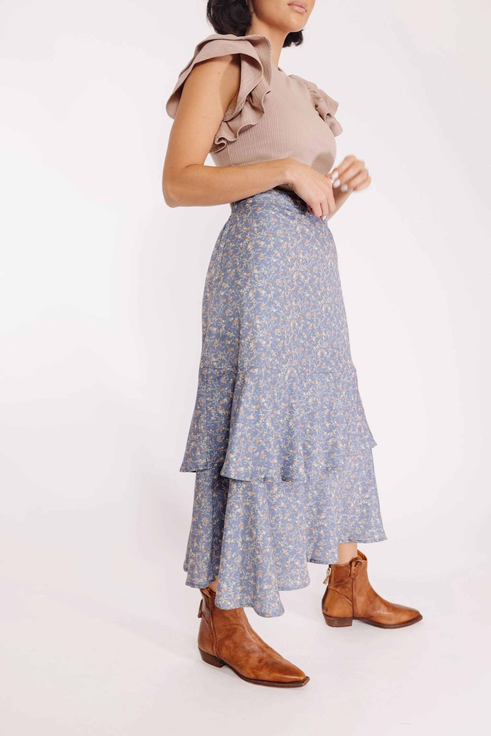 Maude Skirt in M. Blue