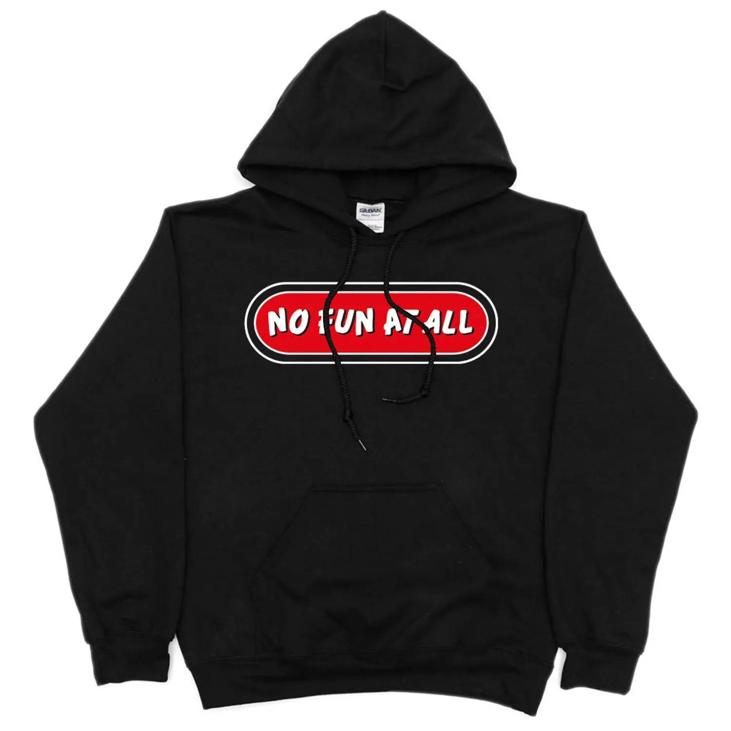 No Fun At All Logo Hoodie (Black)