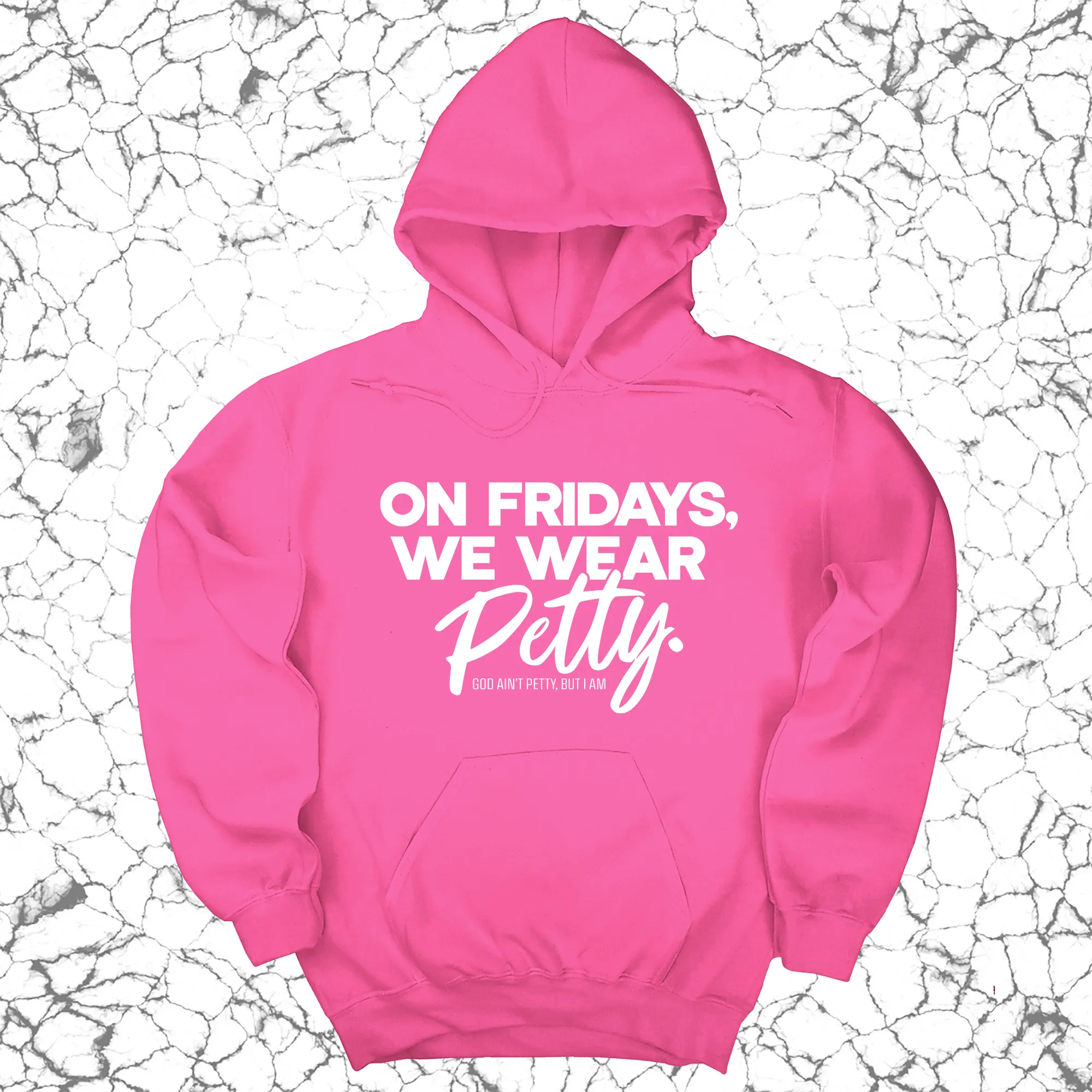 On Fridays we wear petty Unisex Hoodie