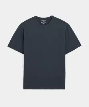 Oversized Luxe Jersey Tee in Obsidian