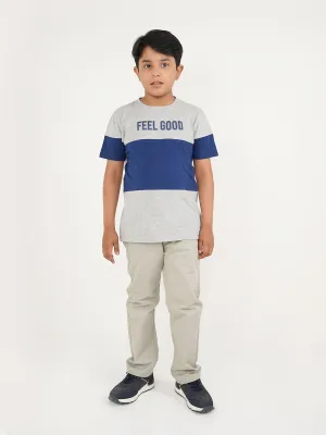 "KIRABO" Kids Casual Summer Crewneck T-Shirt