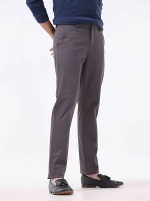 Semi Liquid Statement Dark Grey Chino