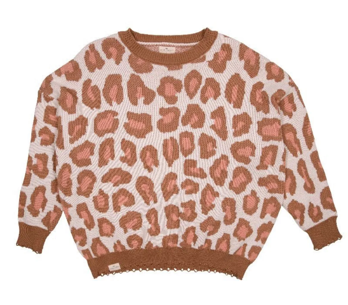 Simply Southern Leopard sweater