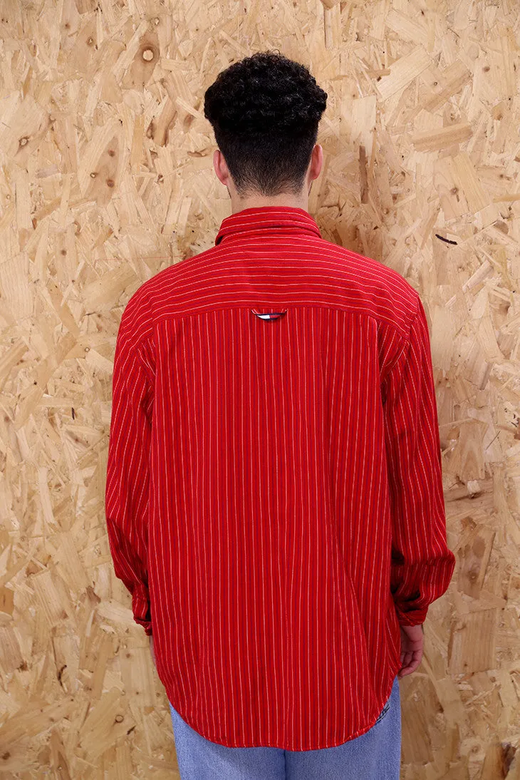 Tommy Hilfiger Red Striped Shirt