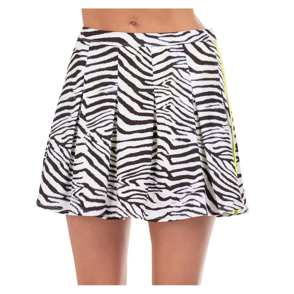 Women's Long High Waist Tennis Skort